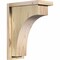 Ekena Millwork Huntington Rough Sawn Corbel w/Backplate, Douglas Fir, 6"W x 12"D x 16"H COR06X12X16HUN01RDF - alternate 1